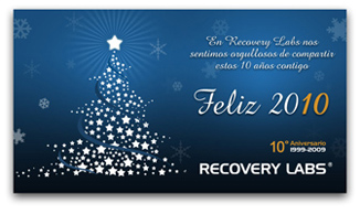 �El equipo de Recovery Labs le desea Felices Fiestas y Pr�spero A�o Nuevo!