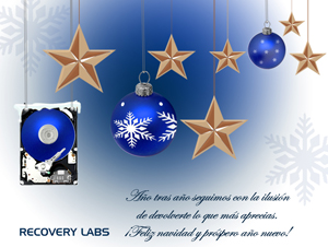 !El equipo de Recovery Labs le desea Felices Fiestas y Pr�spero A�o Nuevo!